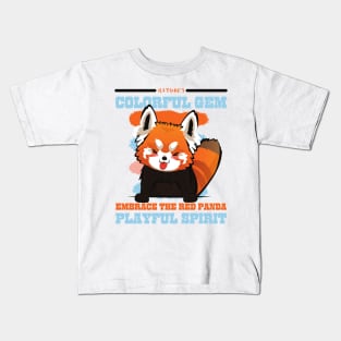 Red Panda Kids T-Shirt